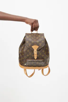 1998 Brown Monogram Canvas Montsouris Backpack