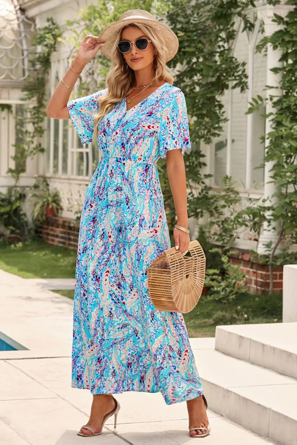 A Summer Story Maxi Multicolor Dress