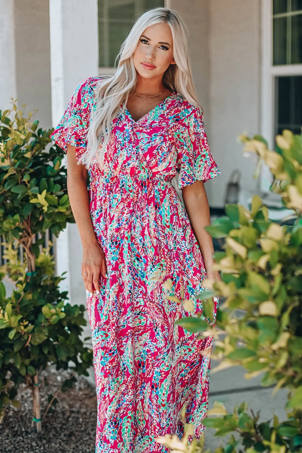 A Summer Story Maxi Multicolor Dress