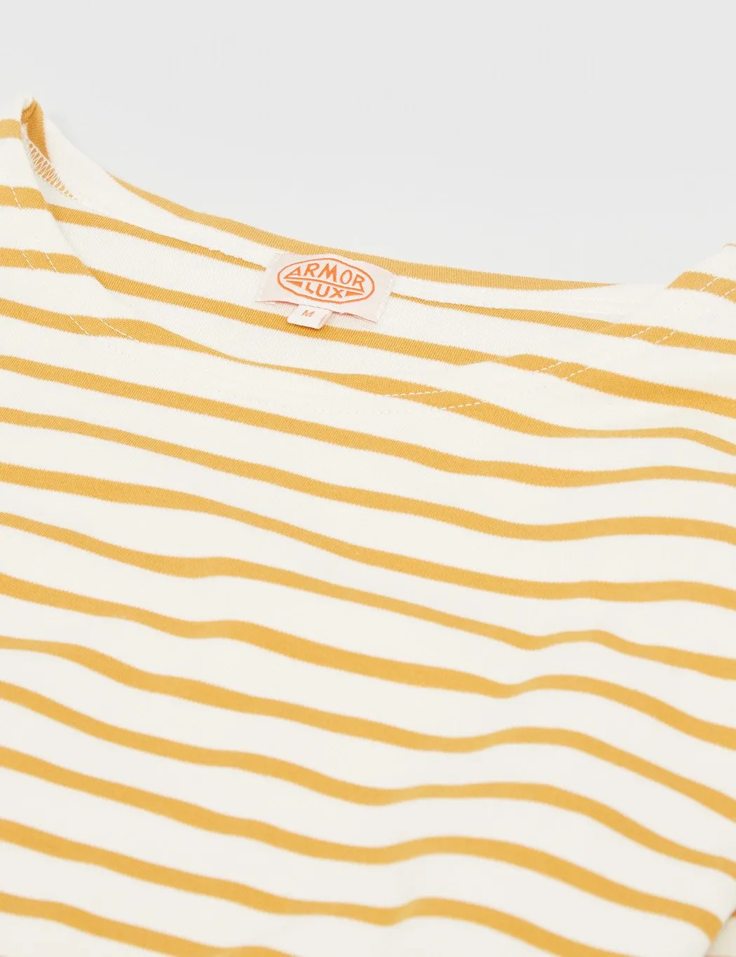 Armor Lux Loctudy  Breton T-Shirt - Ambra Yellow