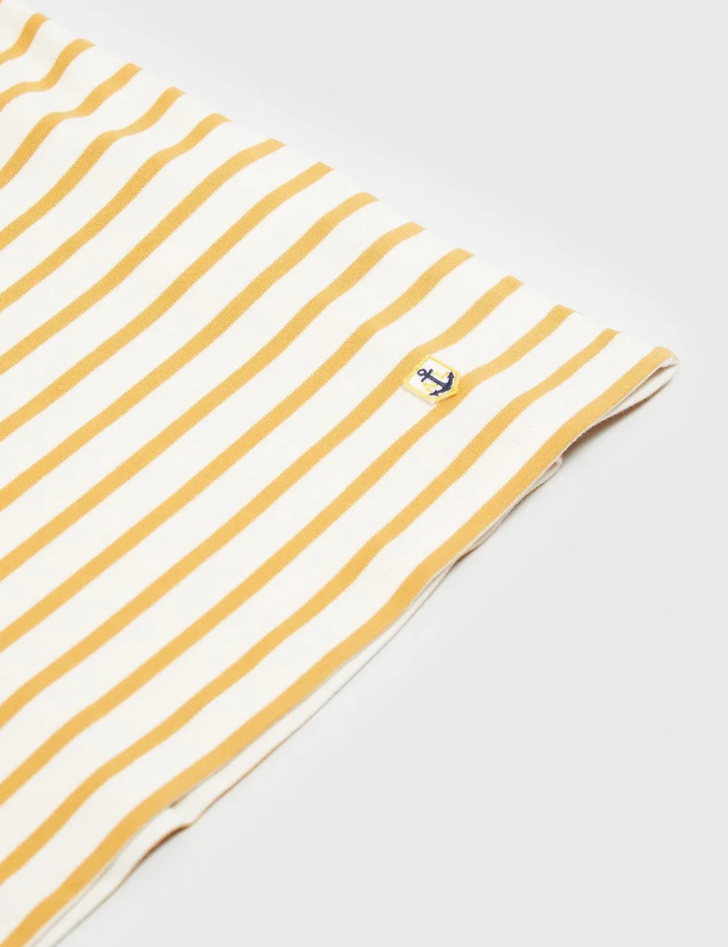 Armor Lux Loctudy  Breton T-Shirt - Ambra Yellow