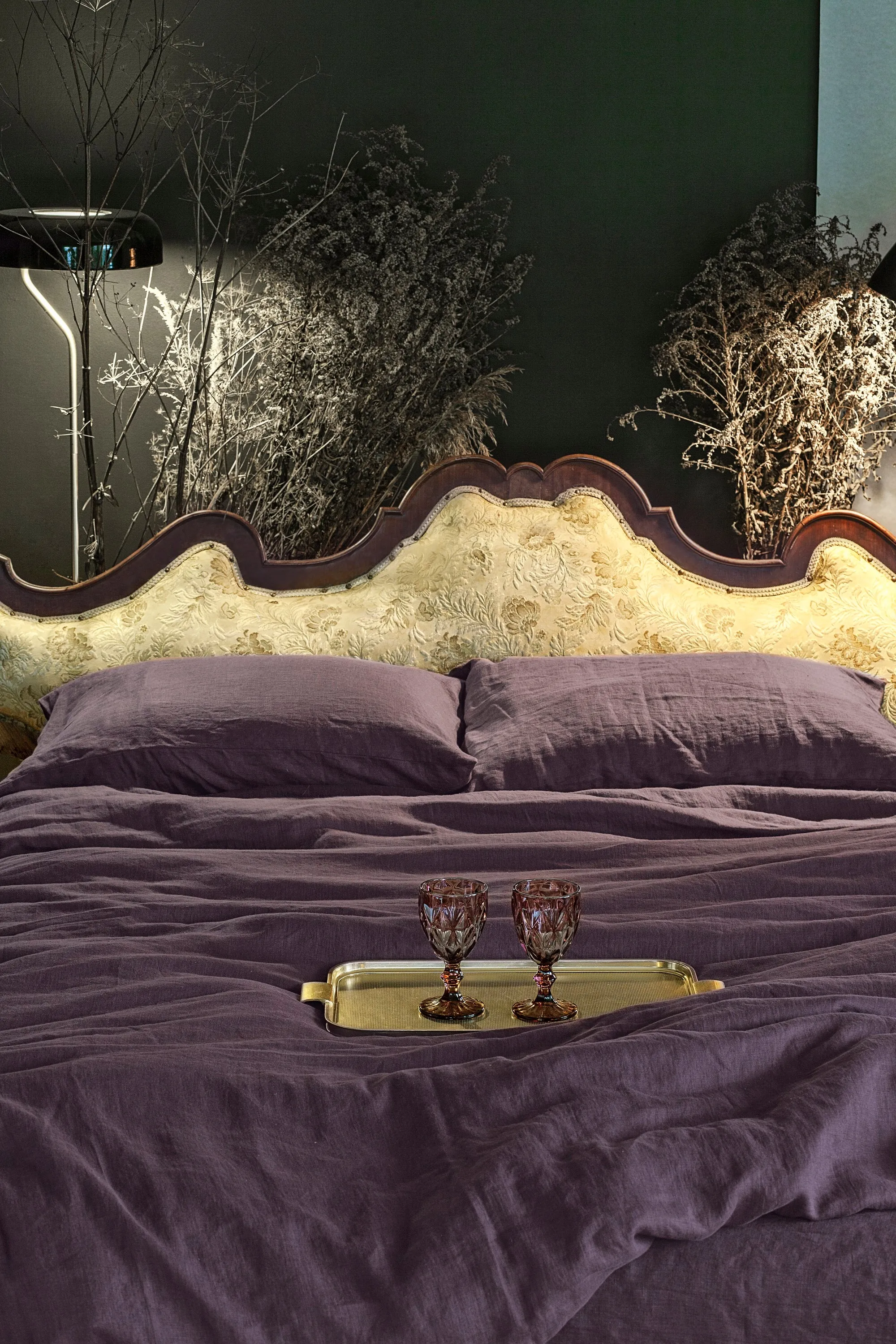 Aubergine Color Duvet Cover