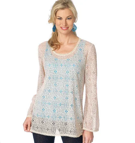 B6173 Misses' Tunic and Top