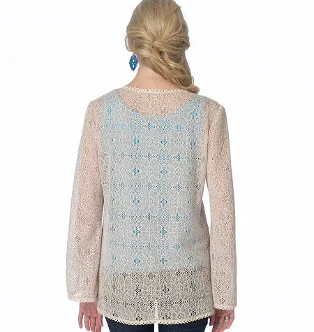 B6173 Misses' Tunic and Top