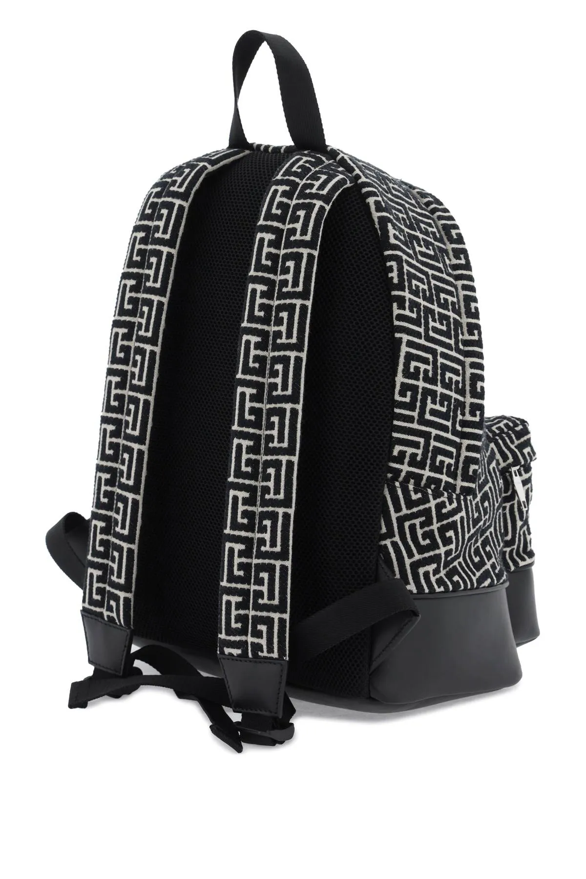 Balmain Jacquard Backpack With Monogram