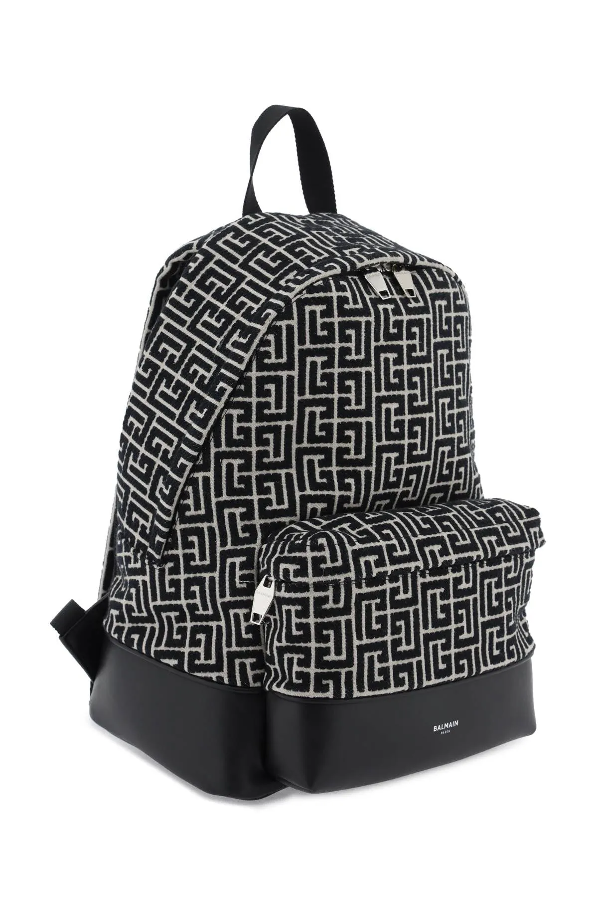 Balmain Jacquard Backpack With Monogram