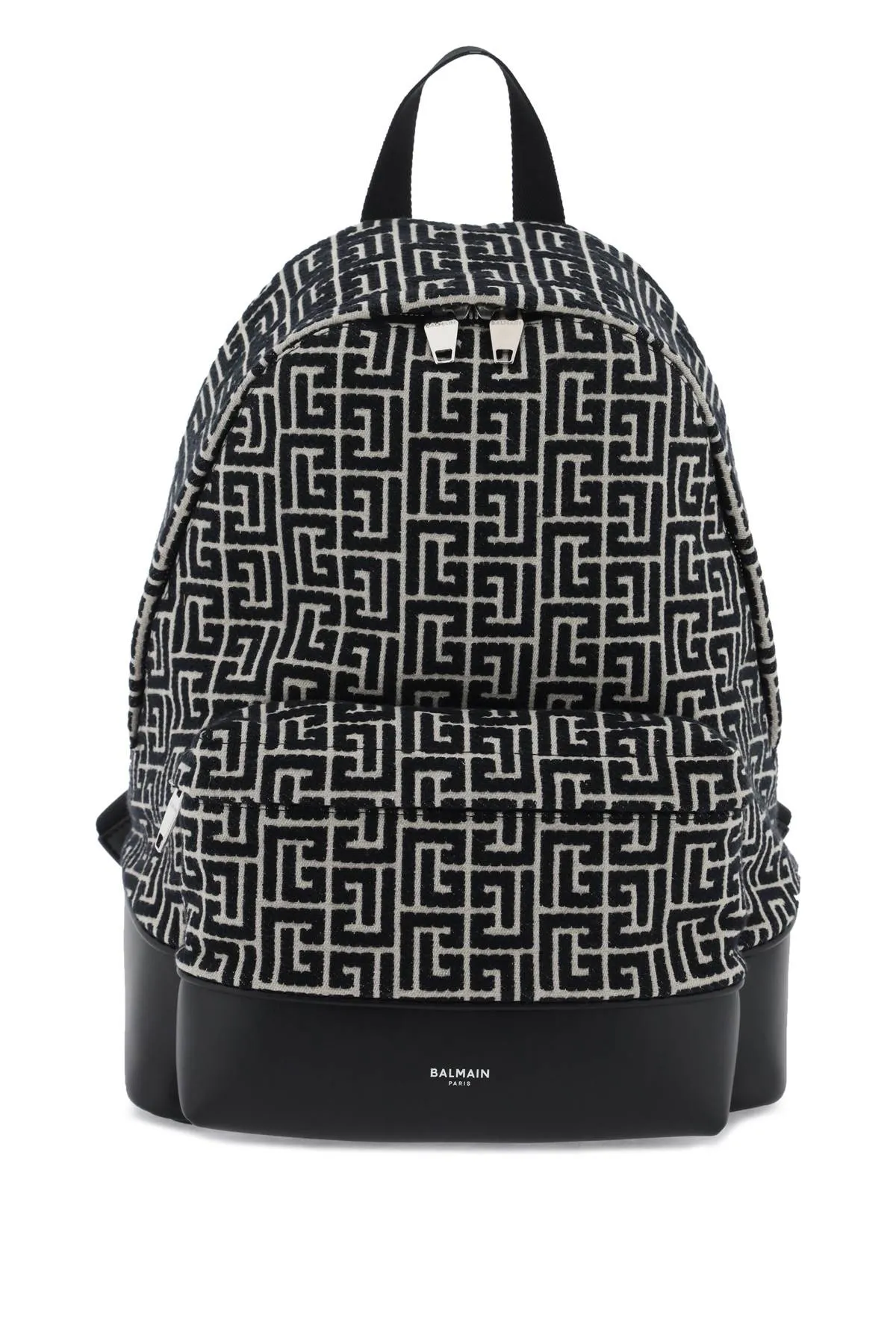 Balmain Jacquard Backpack With Monogram