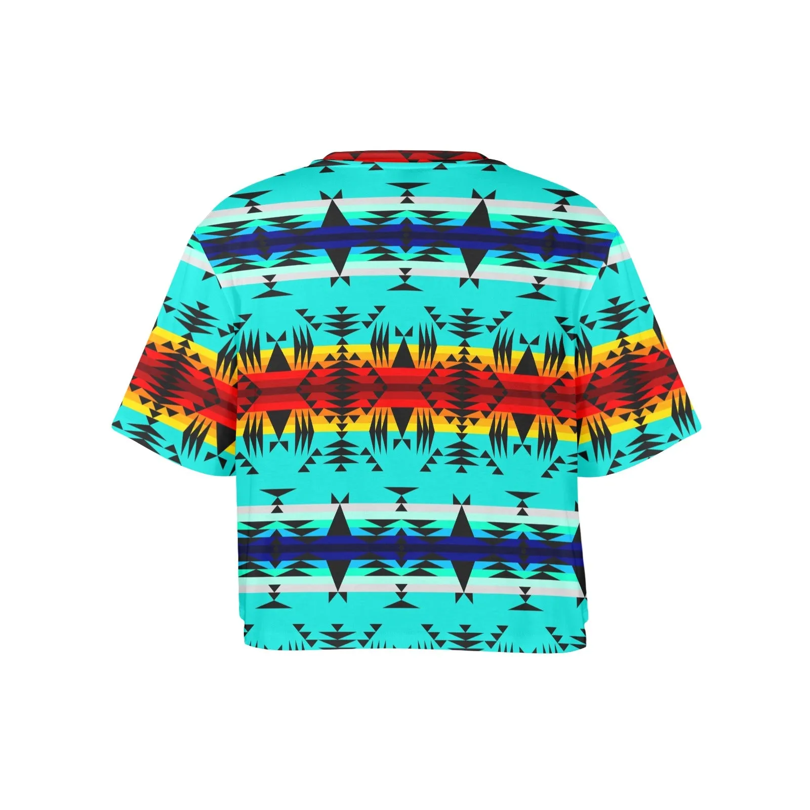 Between the Mountains Women's Cropped T-shirt