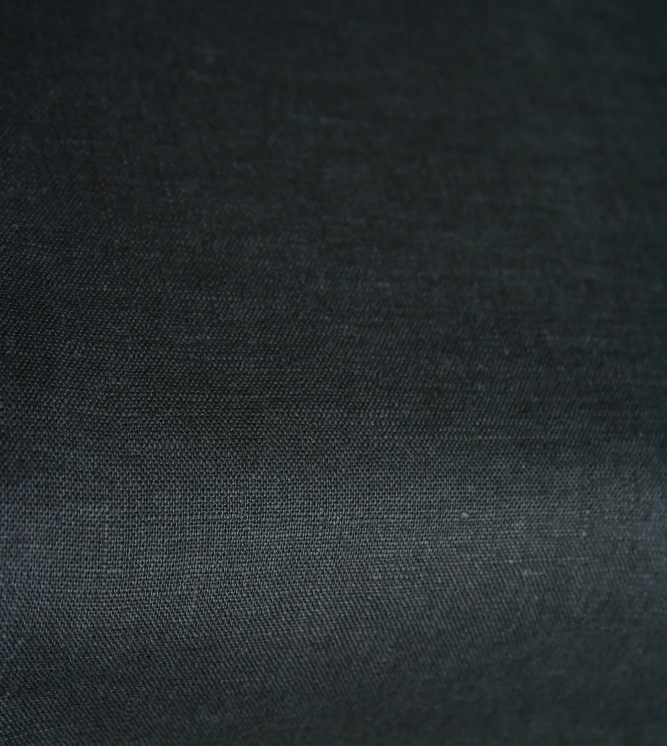 Black Linen Fabric/ Softened Linen/ Fabric by Half Yard/ Baltic Linen/ Natural Linen/ Flax