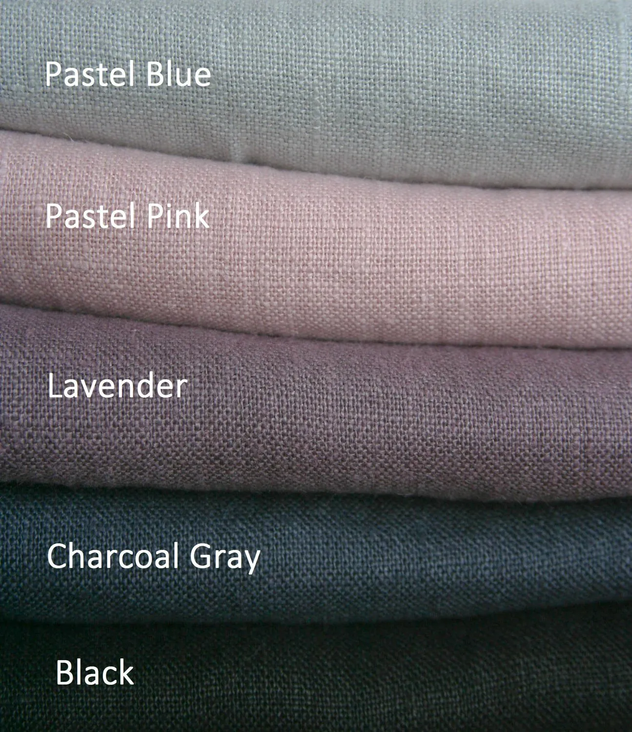 Black Linen Pillow Case