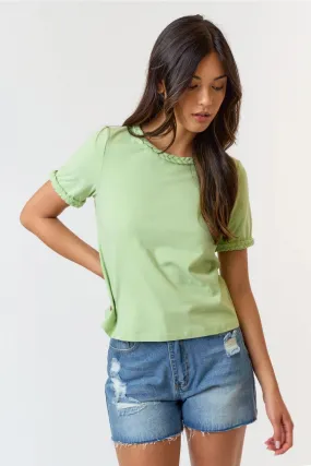 Braided Knot and Sleeve Top
