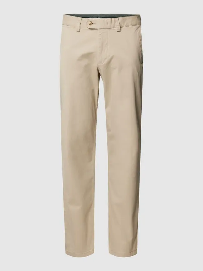 Chino with French side pockets Christian Berg, sand