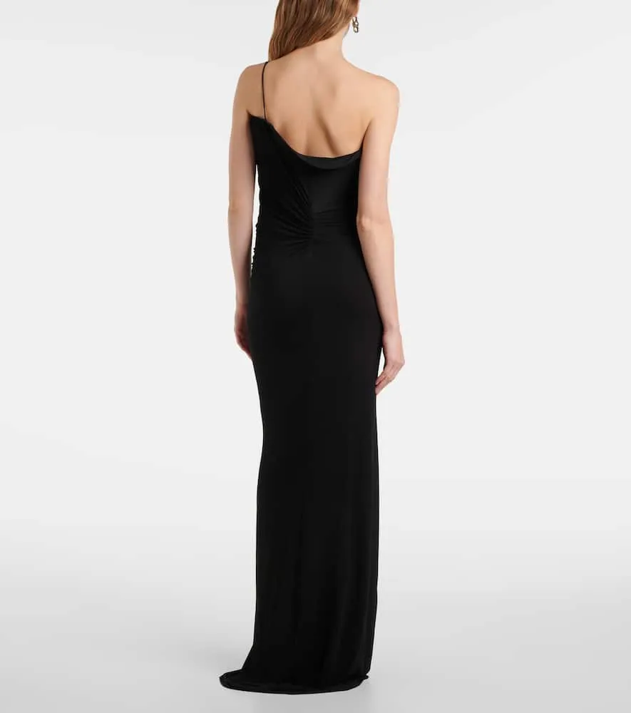 Christopher Esber Asymmetric jersey midi dress