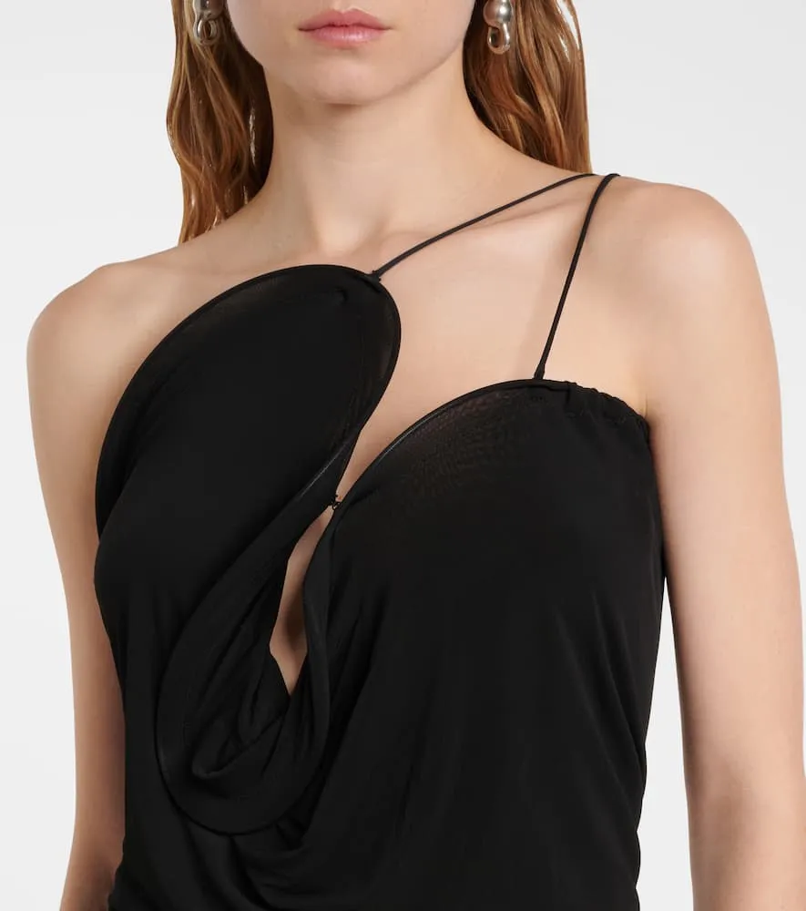 Christopher Esber Asymmetric jersey midi dress