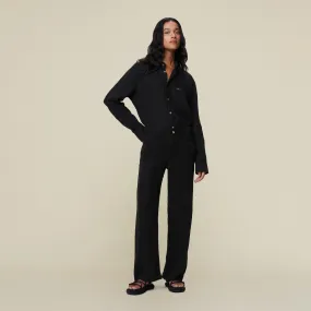 Culotte - Black Linen
