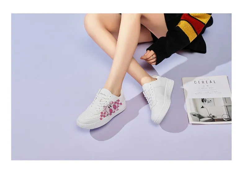 Cute Kirby Girls All-Match Low Top Sneakers