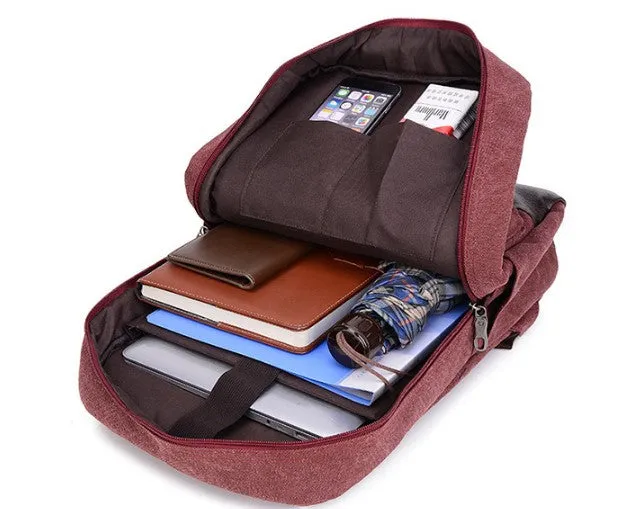 Fashion Women's Canvas Laptop Backpack
