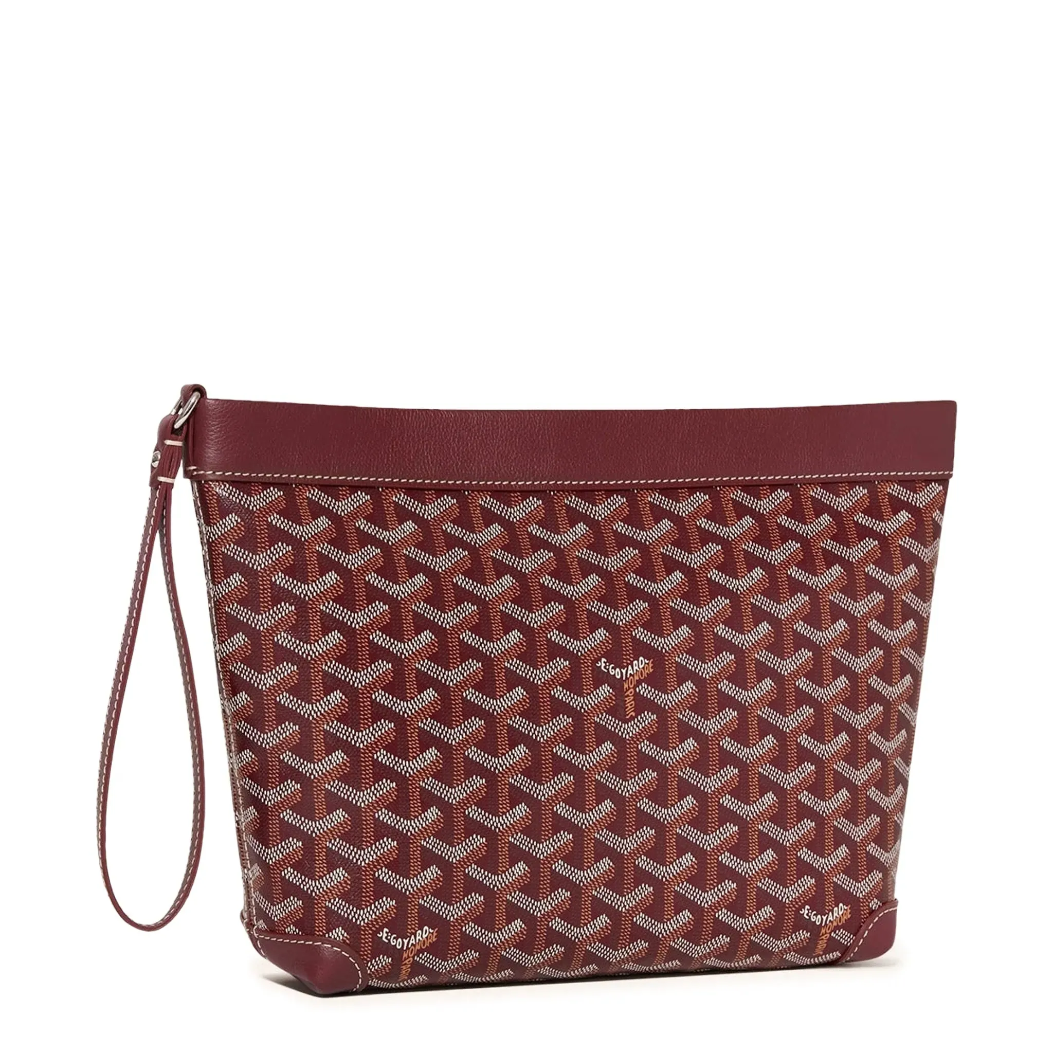 Goyard Conti Burgundy Pouch
