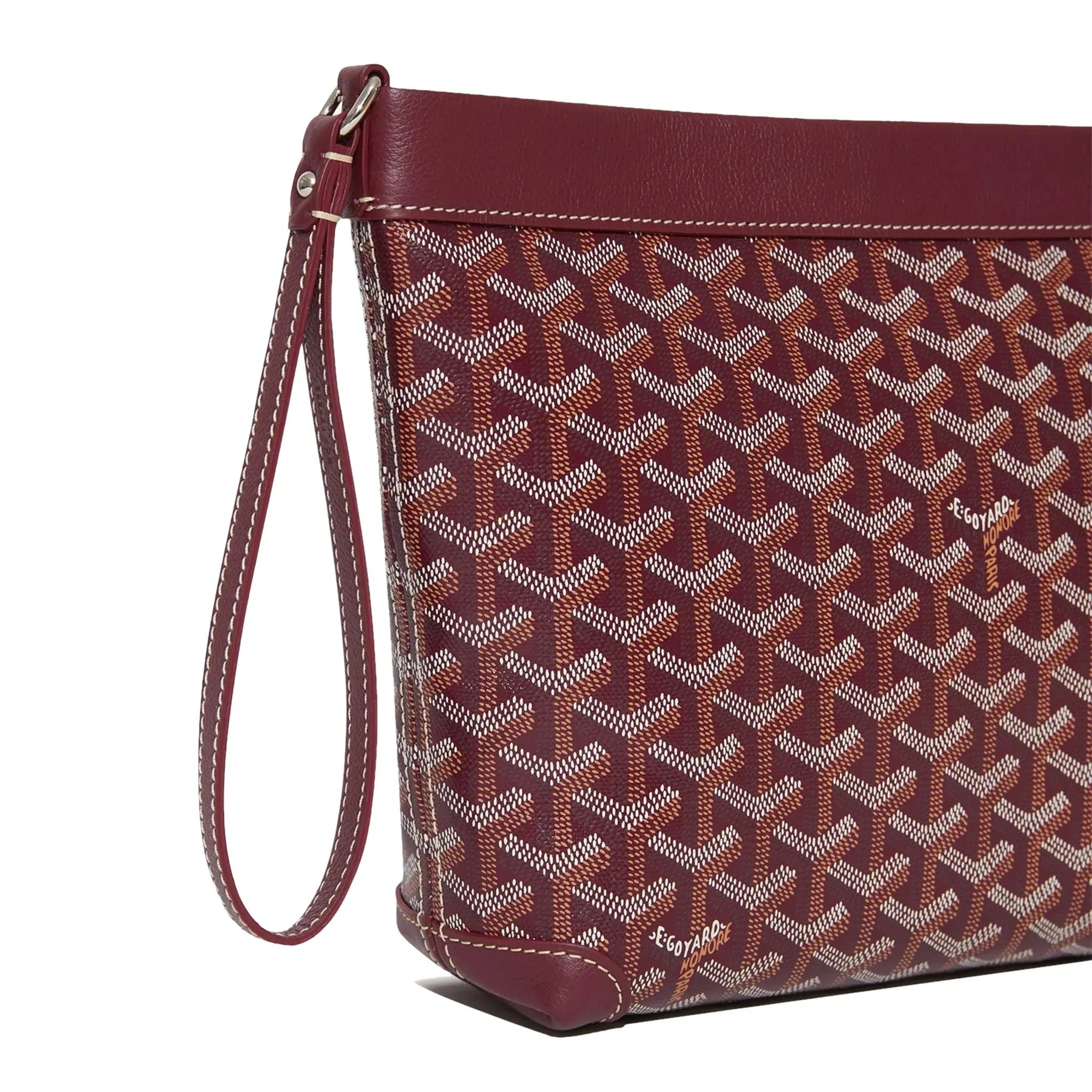 Goyard Conti Burgundy Pouch