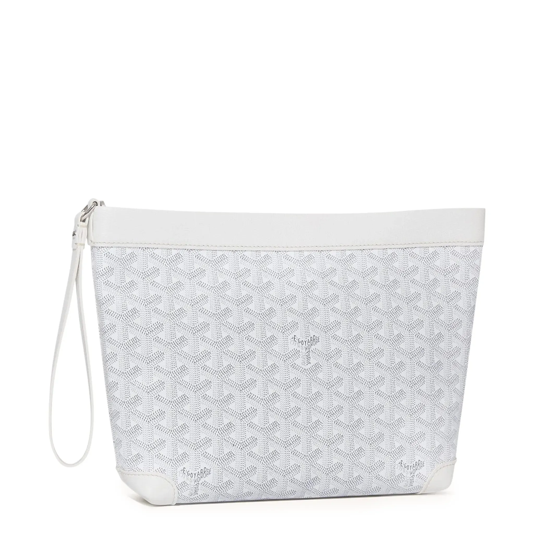 Goyard Conti White Pouch