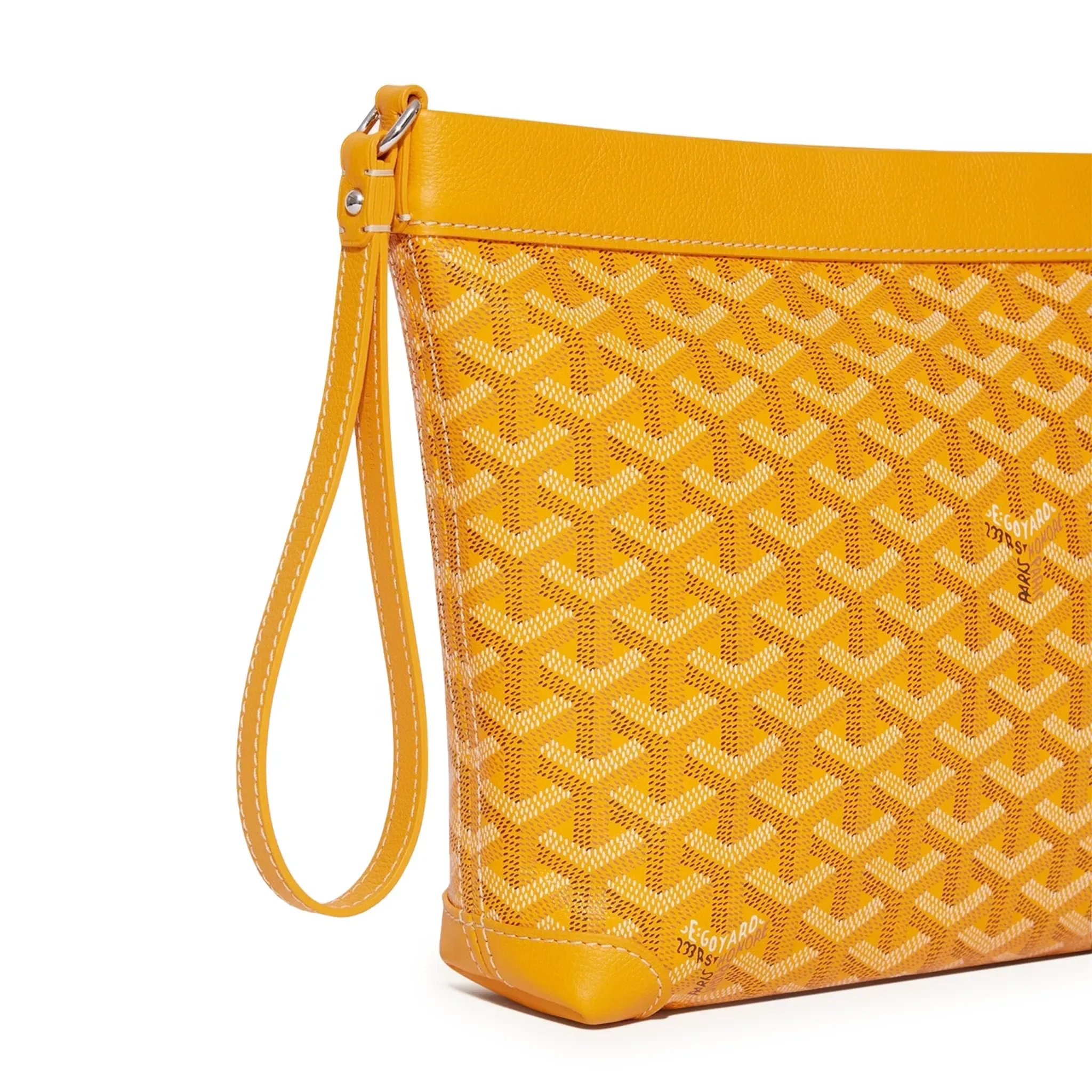 Goyard Conti Yellow Pouch