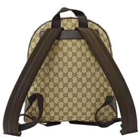 GUCCI bag ladies men's backpack GG canvas brown beige 449906