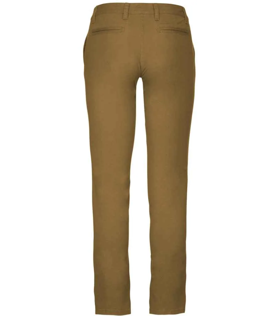 Kariban Ladies Chino Trousers | Camel