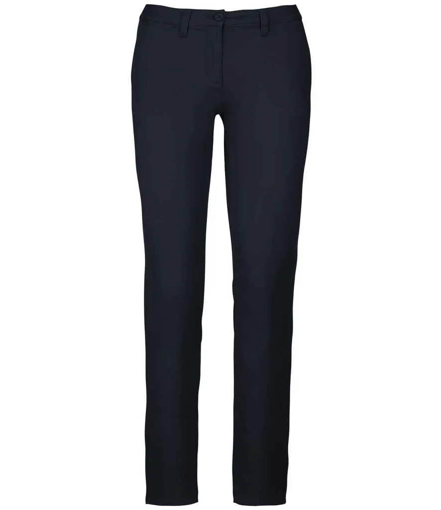 Kariban Ladies Chino Trousers | Dark Navy