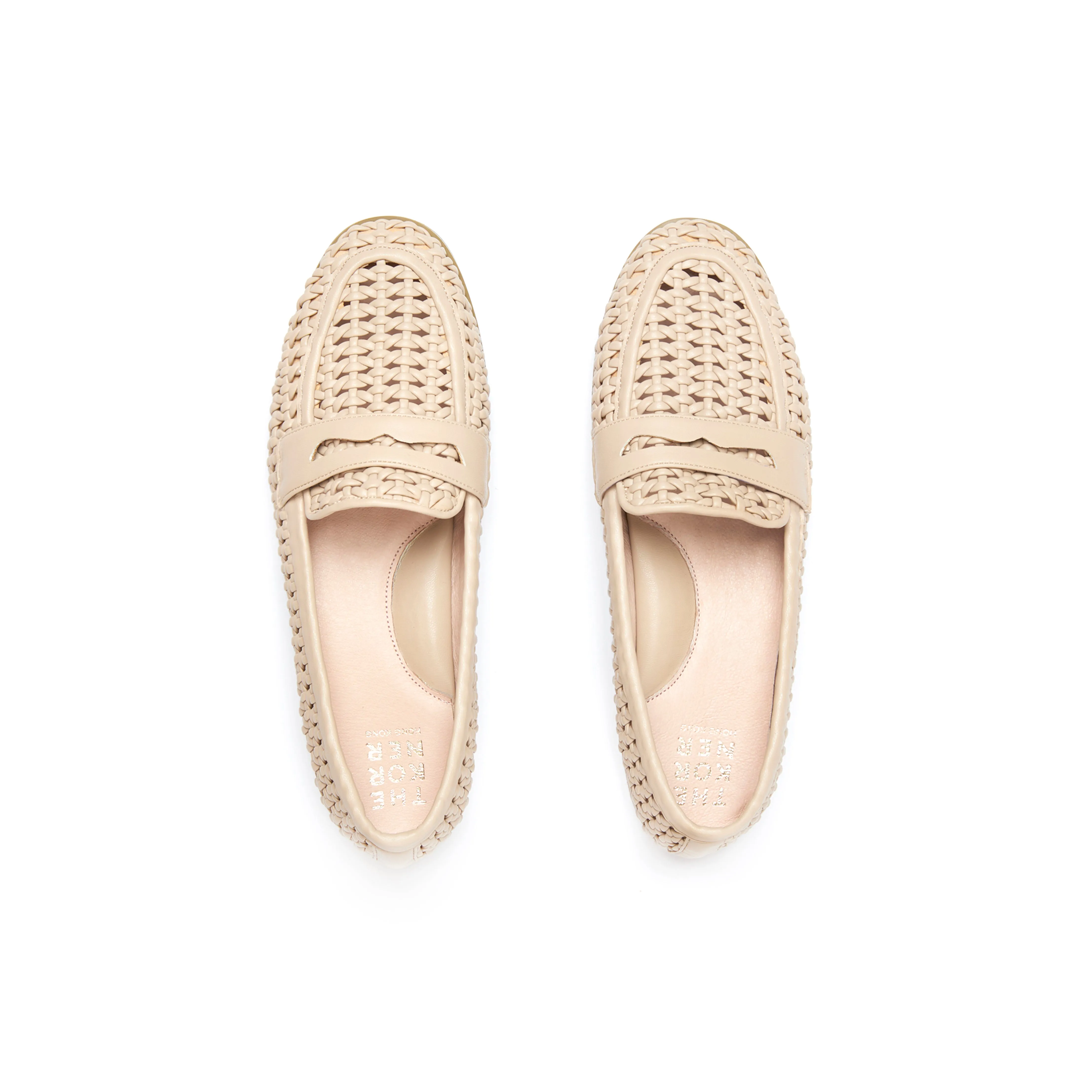 Katie Linen Loafers - Nude ( BEIN )