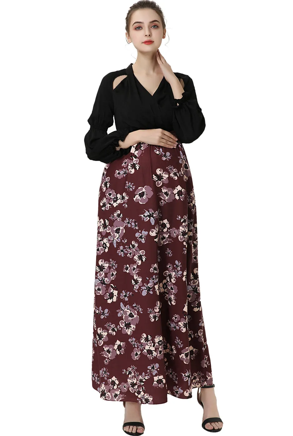 Kimi   Kai Maternity "Sawyer" Maxi Dress