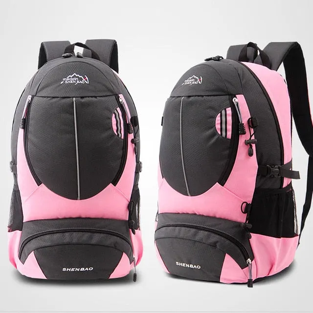 Male Foldable Canvas Bucket Rucksack Backpack
