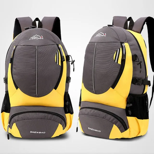 Male Foldable Canvas Bucket Rucksack Backpack