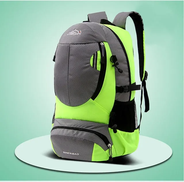 Male Foldable Canvas Bucket Rucksack Backpack