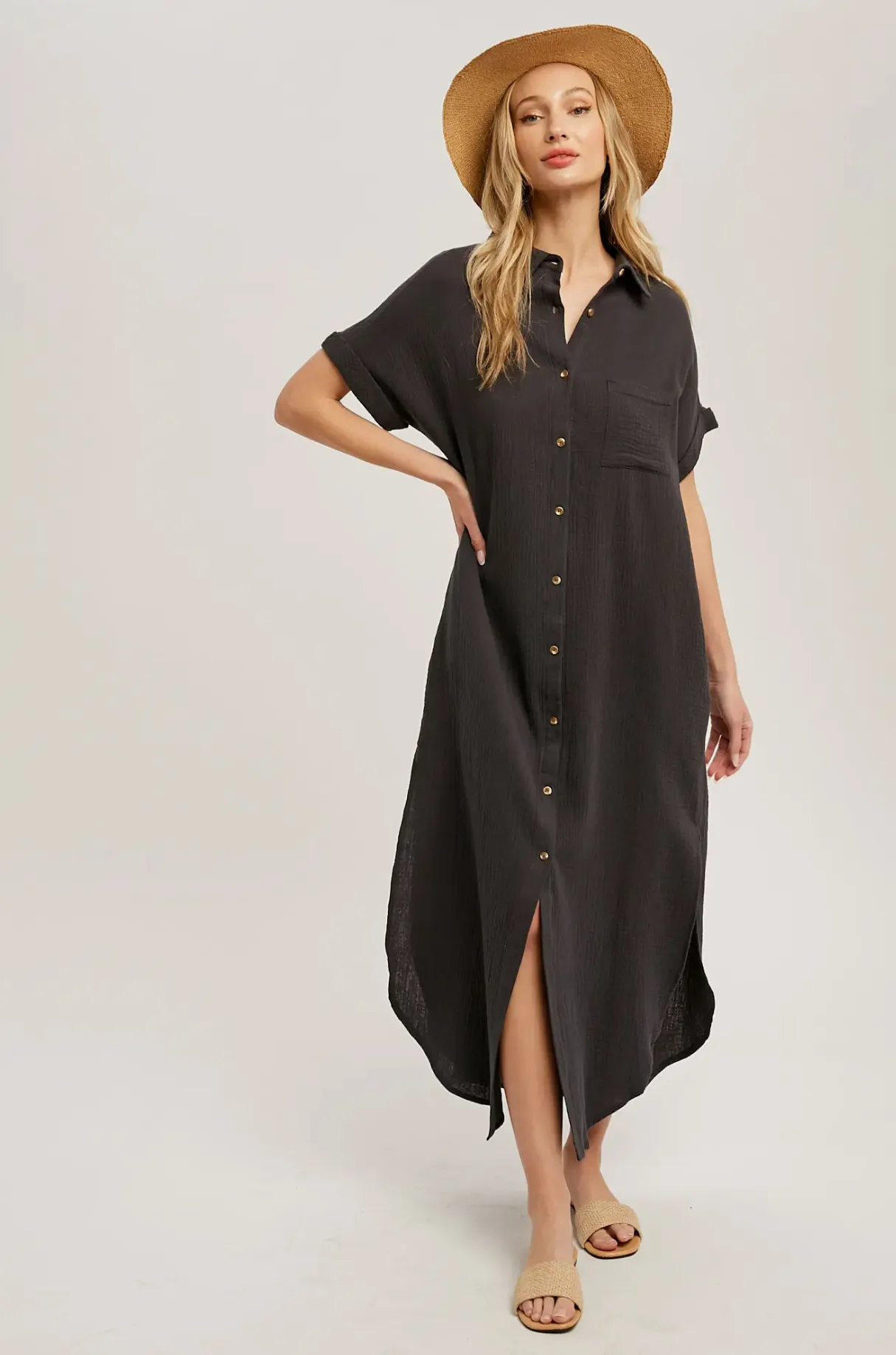 Maxi Shirt Dress