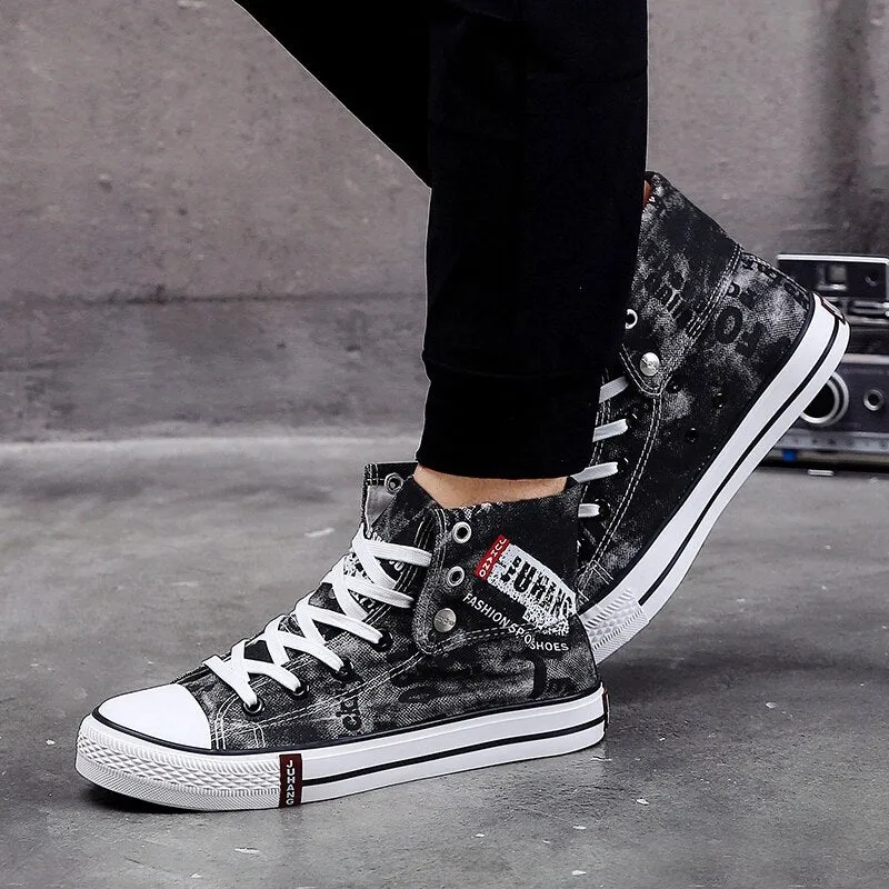 Men's Breathable Lace Up Sneakers