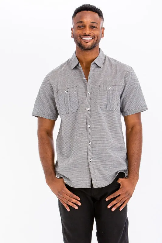 Men's Short Sleeve Button Down Shirt