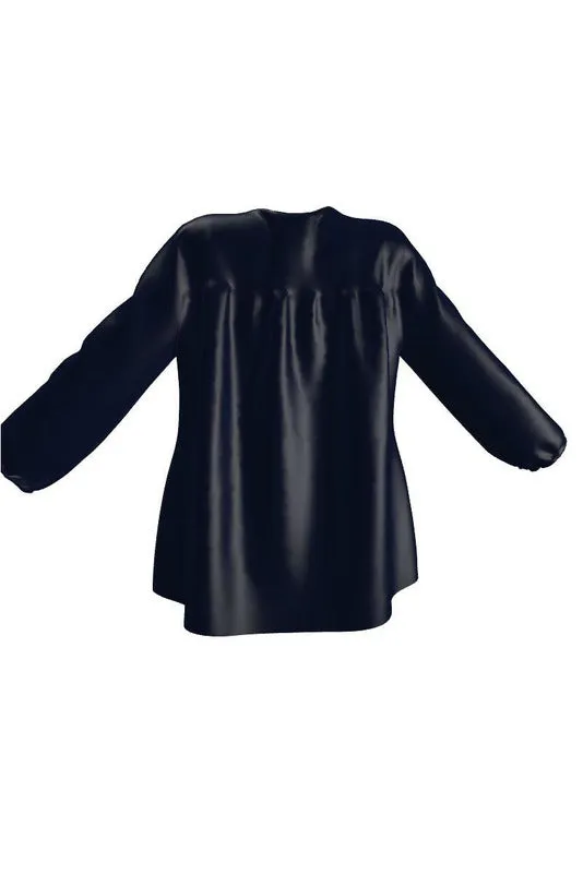 Midnight Blue Blouse