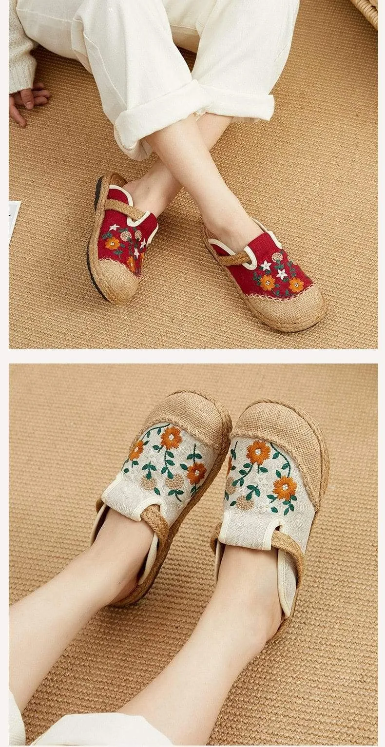 Nina Bonina Hemp & Cotton Loafers