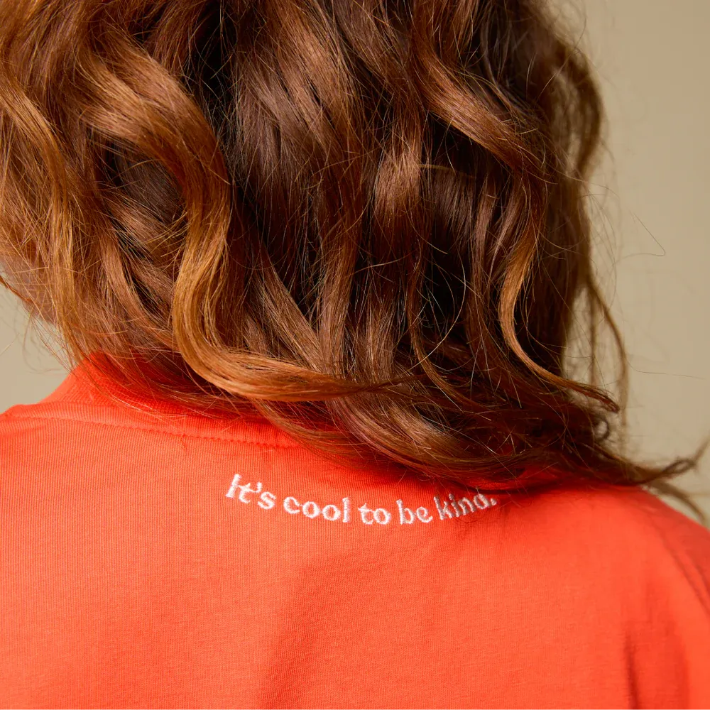 Organic cotton t-shirt in Red