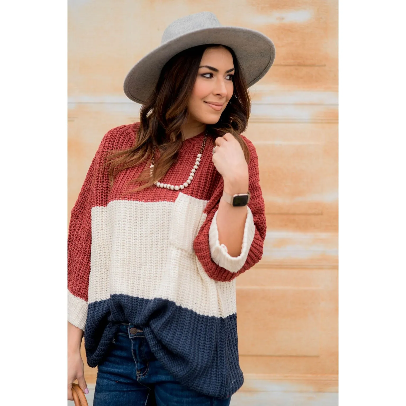 Relaxed Pocket Sweater