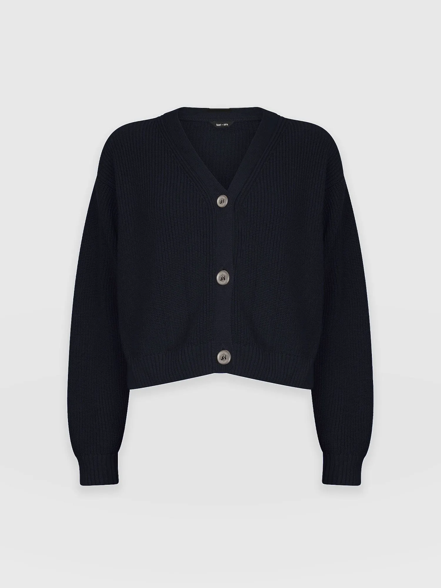 Soho Crop Cardigan - Navy