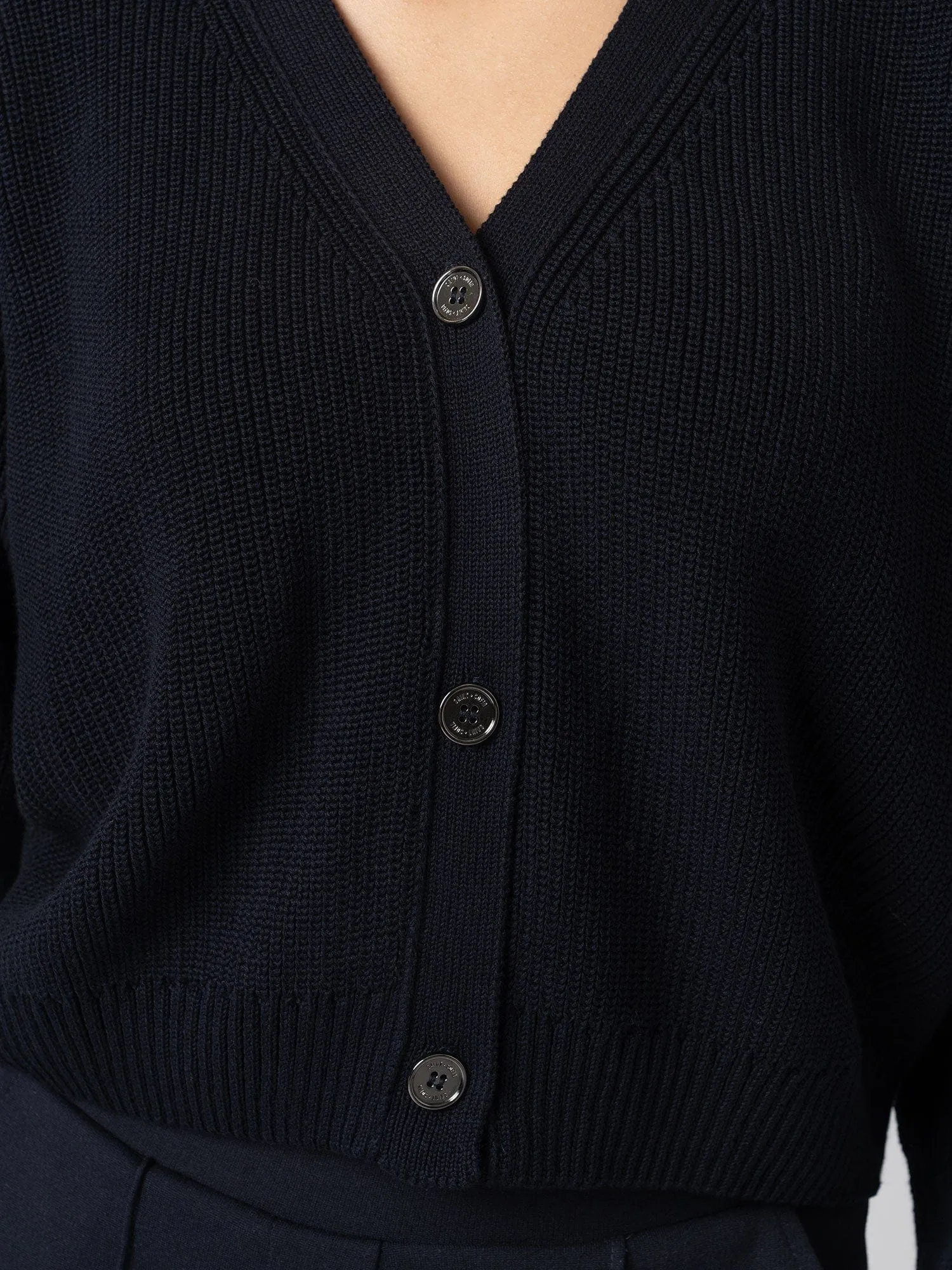 Soho Crop Cardigan - Navy
