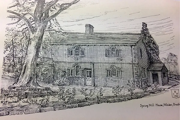 Spring Mill House Canvas Print