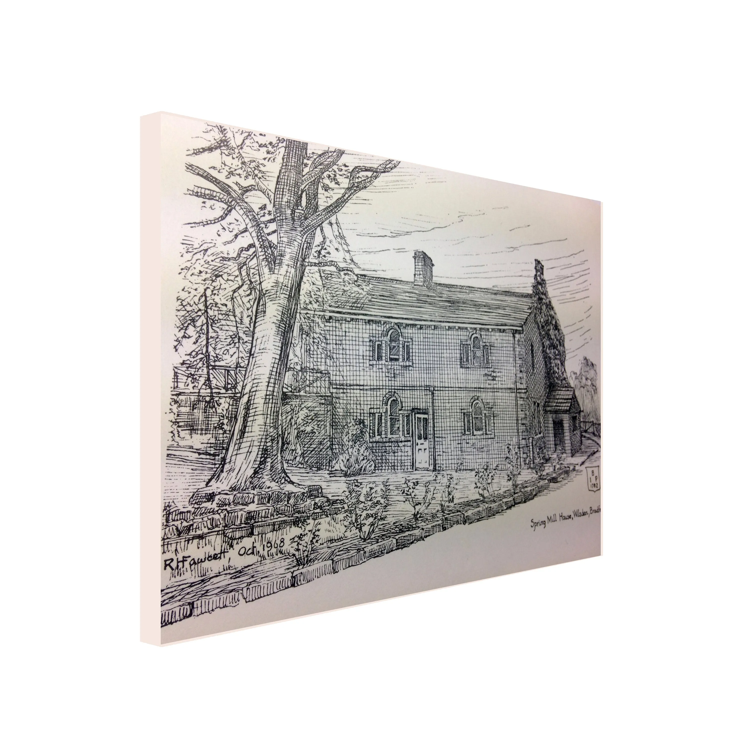 Spring Mill House Canvas Print