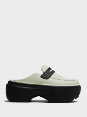 Stomp Loafers in Linen Black