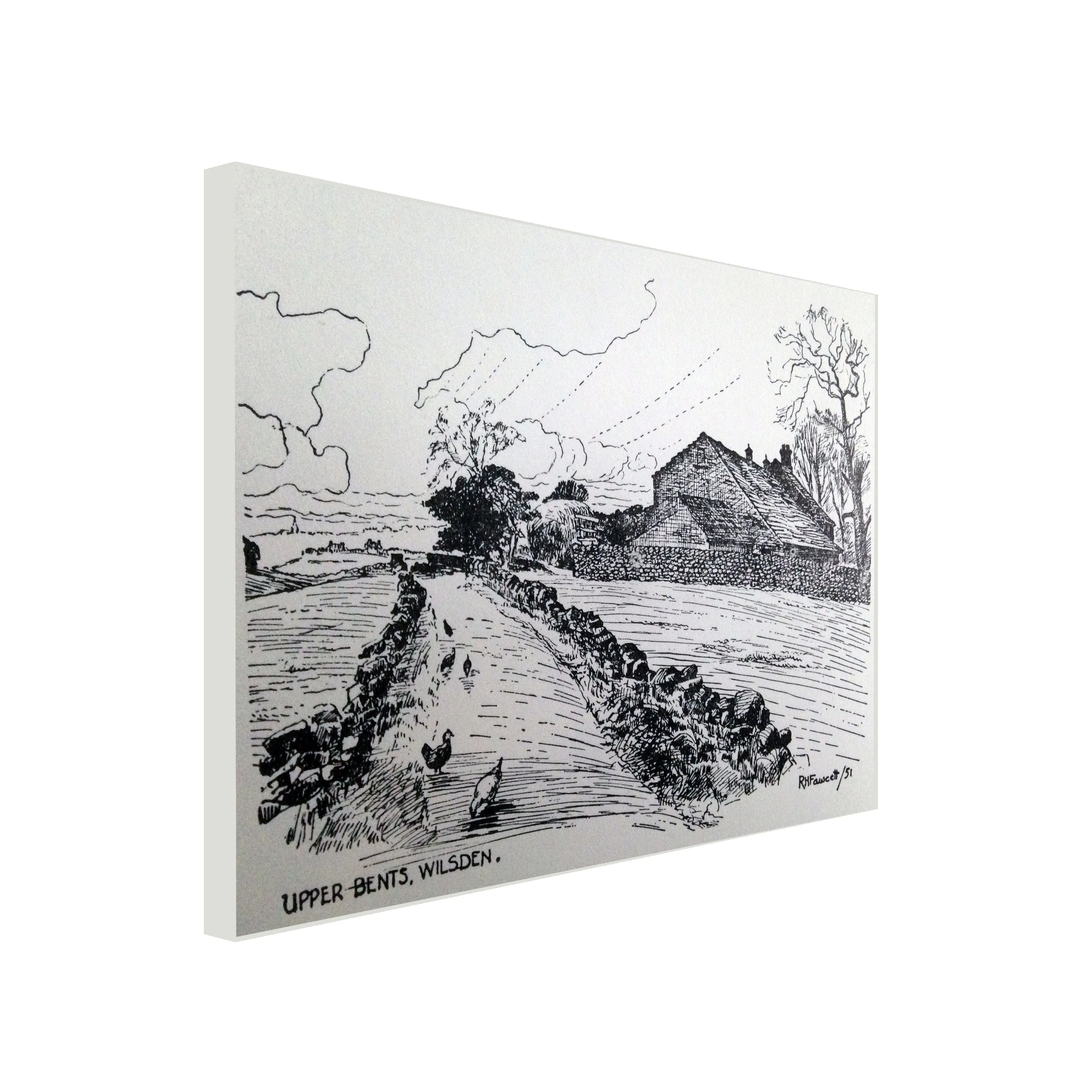 Upper Bents Canvas Print