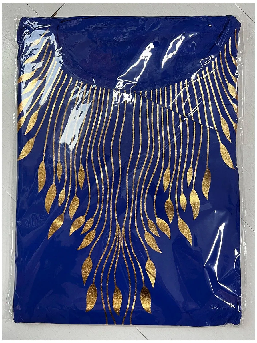 Women Dubai Stretch Print Loose Fit  Elegant Dresses Caftan Moroccan Robe With Headscarf